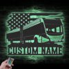 Custom-US-Airport-Bus-Driver-Metal-Wall-Art-LED-Light_5