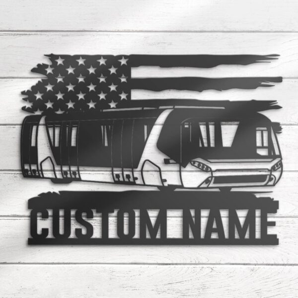 Custom-US-Airport-Bus-Driver-Metal-Wall-Art-LED_4