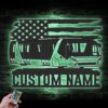 Custom-US-Airport-Bus-Driver-Metal-Wall-Art-LED_5