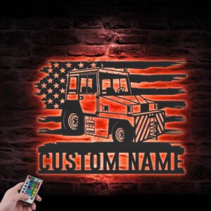 Custom-US-Airport-Tug-Driver-Metal-Wall-Art-LED-Light_2