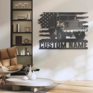 Custom-US-Army-Transport-Metal-Wall-Art-LED-Light_2