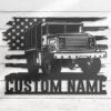 Custom-US-Army-Transport-Metal-Wall-Art-LED-Light_8