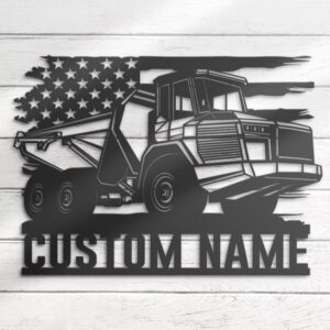 Custom-US-Articulated-Drump-Truck-Driver-Metal-Wall-Art-LED-Light_2