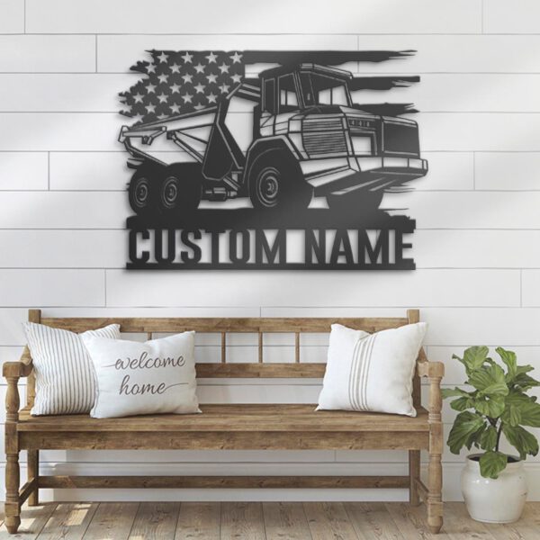 Custom-US-Articulated-Drump-Truck-Driver-Metal-Wall-Art-LED-Light_7