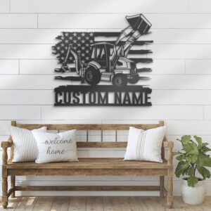 Custom-US-Backhoe-Loader-Excavator-Driver-Metal-Wall-Art-LED-Light_2