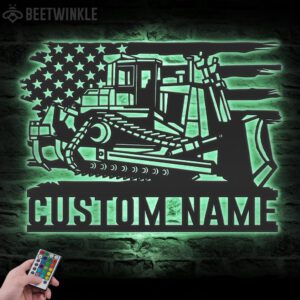 Custom-US-Bulldozer-Driver-Metal-Wall-Art-LED_2