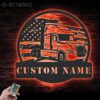 Custom-US-Cascadia-Truck-Driver-Metal-Wall-Art-LED-Light-1