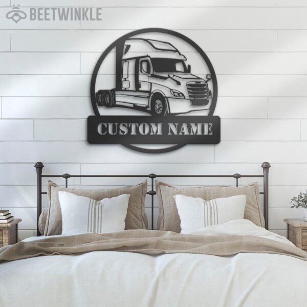 Custom-US-Cascadia-Truck-Driver-Metal-Wall-Art-LED-Light-2-2