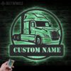 Custom-US-Cascadia-Truck-Driver-Metal-Wall-Art-LED-Light-3-2