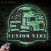 Custom-US-Cascadia-Truck-Driver-Metal-Wall-Art-LED-Light-4-1