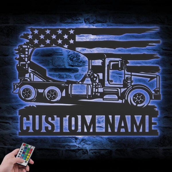 Custom-US-Concrete-Drump-Truck-Driver-Metal-Wall-Art-LED-Light_1