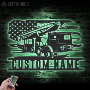 Custom-US-Concrete-Pump-Truck-Driver-Metal-Wall-Art-LED-Light_1