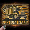 Custom-US-Drump-Truck-Driver-Metal-Wall-Art-LED_3