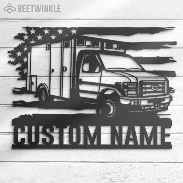 Custom-US-EMS-Rescue-Squad-Truck-Driver-Metal-Wall-Art-LED-Light_4