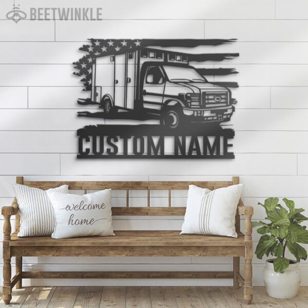 Custom-US-EMS-Rescue-Squad-Truck-Driver-Metal-Wall-Art-LED-Light_8