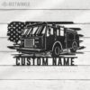 Custom-US-Engine-Fire-Truck-Driver-Metal-Wall-Art-LED-Light-4