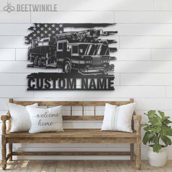 Custom-US-Engine-Fire-Truck-Driver-Metal-Wall-Art-LED-Light_7