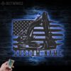 Custom-US-Excavator-Driver-Metal-Wall-Art-LED-Light-1