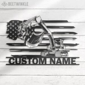 Custom-US-Excavator-Driver-Metal-Wall-Art-LED-Light-11