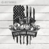 Custom-US-Flag-Plumbing-Tool-Metal-Wall-Art-LED-Light-2