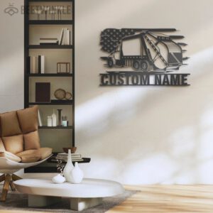 Custom-US-Garbage-Truck-Driver-Metal-Wall-Art-LED-Light-2-2