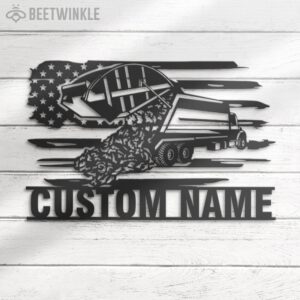 Custom-US-Garbage-Truck-Driver-Metal-Wall-Art-LED-Light-3