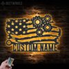 Custom-US-Mechanic-Tools-Metal-Wall-Art-LED-Light-4