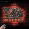 Custom-US-Monster-Truck-Driver-Metal-Wall-Art-LED-Light-2-1