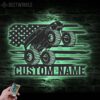 Custom-US-Monster-Truck-Driver-Metal-Wall-Art-LED-Light-5