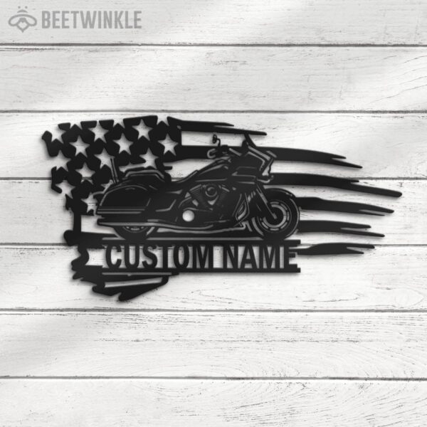 Custom-US-Motocross-Biker-Metal-Wall-Art-LED-Light-7-1