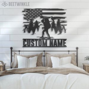 Custom-US-Mountain-Hiking-Metal-Wall-Art-LED-Light-3