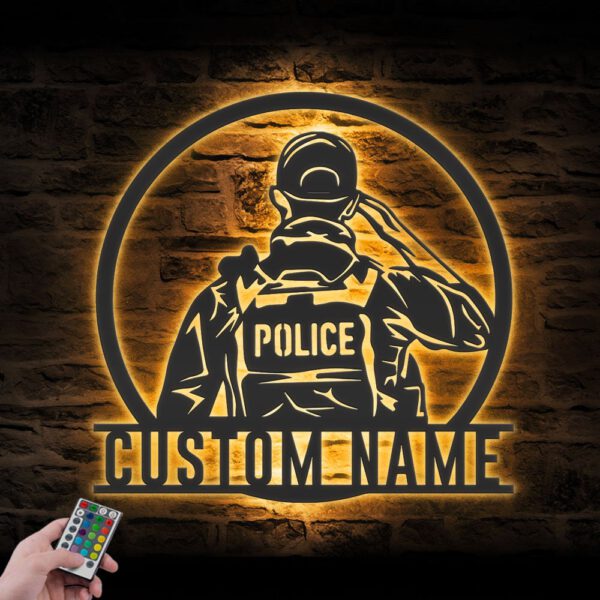 Custom-US-Police-Officer-Metal-Wall-Art-LED-Light_1