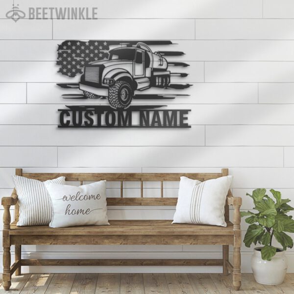 Custom-US-Pump-Truck-Driver-Metal-Wall-Art-LED-Light-7