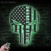 Custom-US-Punisher-Skull-American-Metal-Wall-Art-LED-Light-4-1