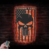 Custom-US-Punisher-Skull-American-Metal-Wall-Art-LED-Light-5