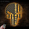 Custom-US-Punisher-Skull-American-Metal-Wall-Art-LED-Light-7-1