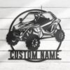 Custom-US-Quad-Biker-Metal-Wall-Art-LED-Light-2-5