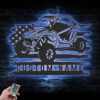 Custom-US-Quad-Biker-Metal-Wall-Art-LED-Light-5-2