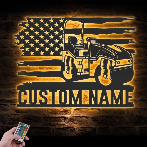 Custom-US-Road-Roller-Driver-Metal-Wall-Art-LED_2