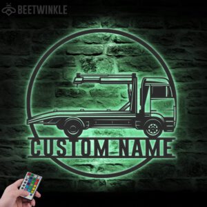 Custom-US-Rotator-Tow-Truck-Driver-Metal-Wall-Art-LED-Light_2