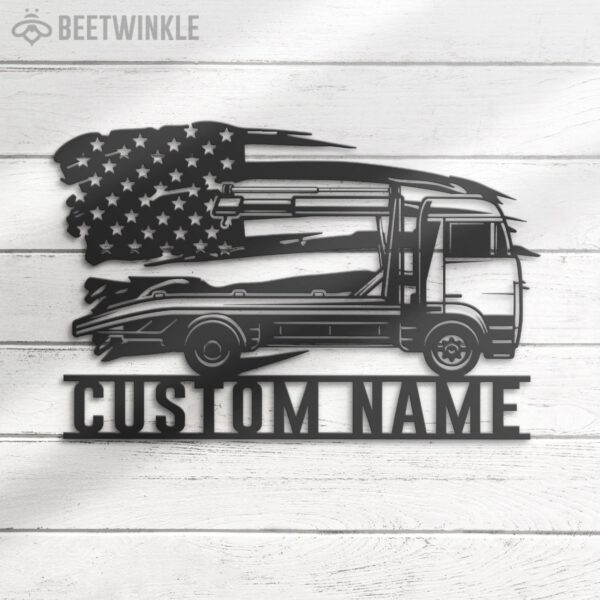 Custom-US-Rotator-Tow-Truck-Driver-Metal-Wall-Art-LED_8