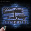 Custom-US-School-Bus-Metal-Wall-Art-LED-Light