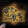 Custom-US-Semi-Truck-Driver-Metal-Wall-Art-LED-Light-11