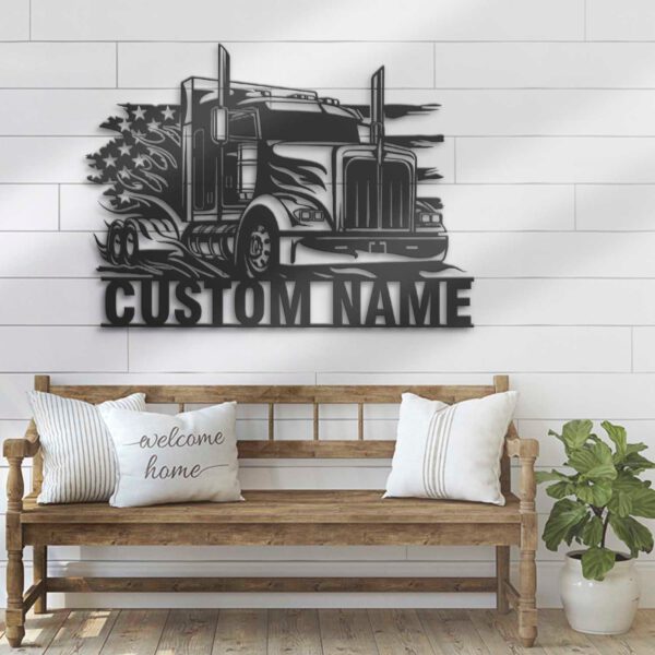 Custom-US-Semi-Truck-Driver-Metal-Wall-Art-LED-Light-17