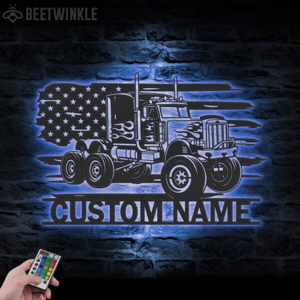 Custom-US-Semi-Truck-Driver-Metal-Wall-Art-LED-Light_5