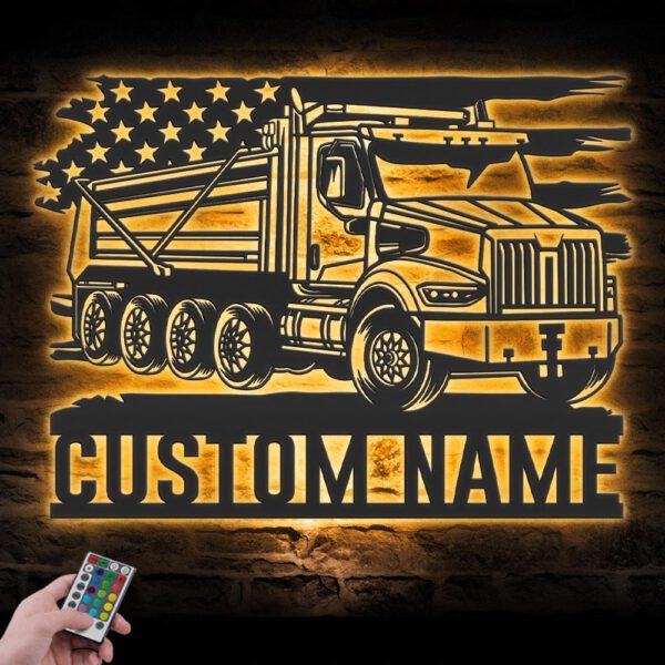 Custom-US-Semi-Truck-Driver-Metal-Wall-Art-LED_6