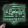 Custom-US-Sewer-Cleaning-Truck-Driver-Metal-Wall-Art-LED-Light-5