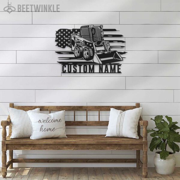 Custom-US-Skid-Steer-Driver-Metal-Wall-Art-LED_2