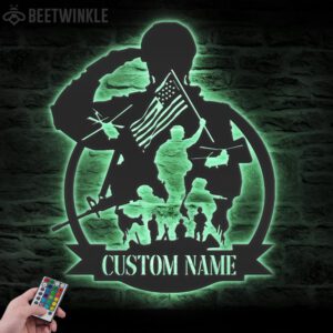 Custom-US-Soldier-Military-Metal-Wall-Art-LED-Light-3-1