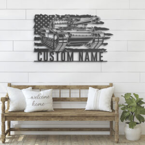 Custom-US-Soldier-Military-Tank-Metal-Wall-Art-LED-Light-10